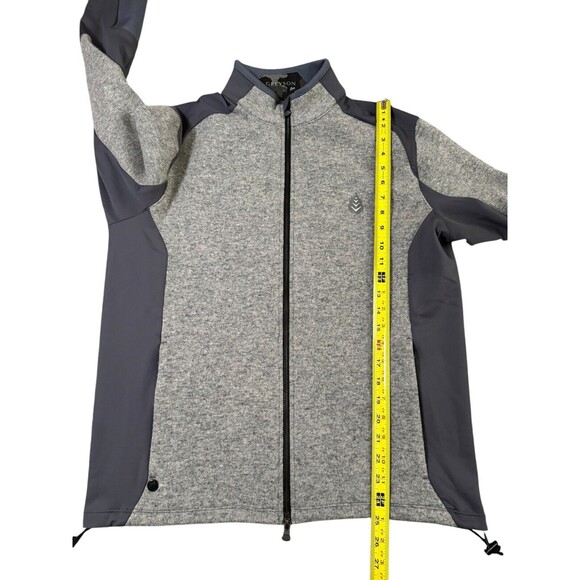 Greyson Sequoia Lux Hybrid Full Zip Golf Jacket‎ Heather Gray Size Medium - Picture 8 of 10
